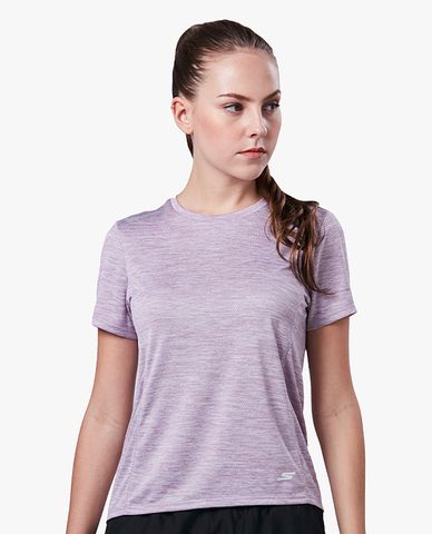  SKECHERS - Áo thun thể thao nữ tay ngắn năng động 