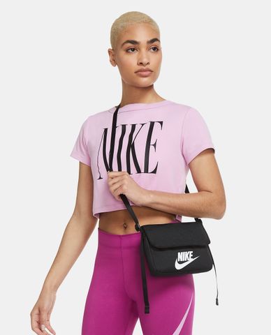  NIKE - Túi đeo chéo nữ nắp gập phom chữ nhật 