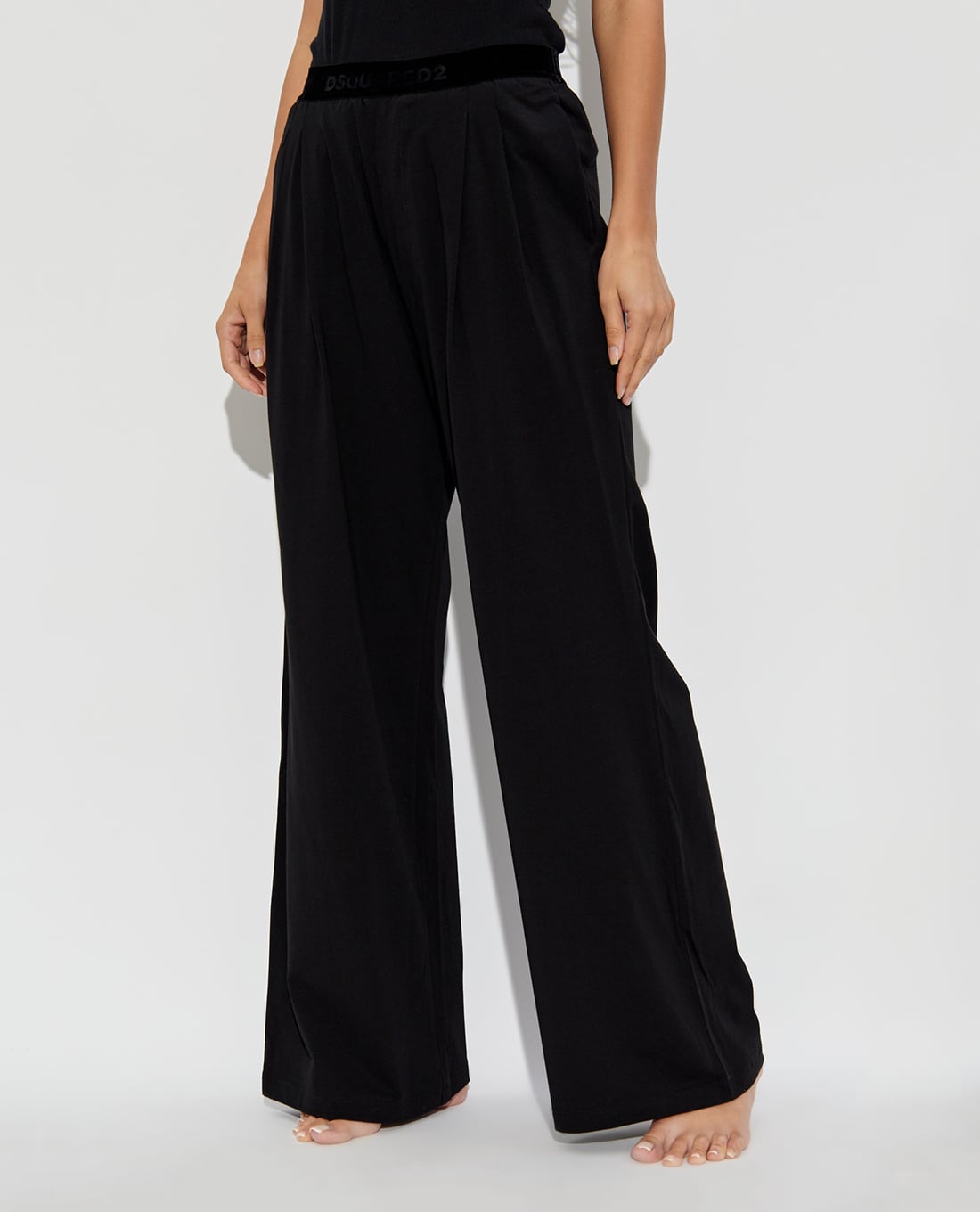DSQUARED2 - Quần ống rộng nữ phom suông Pijama