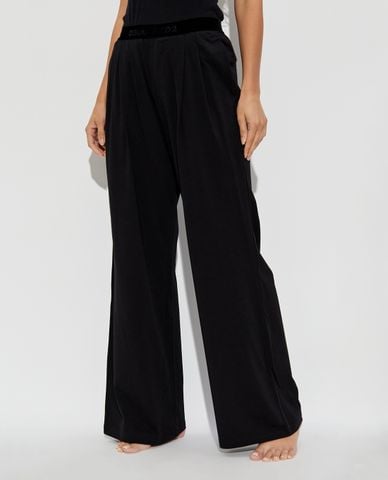  DSQUARED2 - Quần ống rộng nữ phom suông Pijama 
