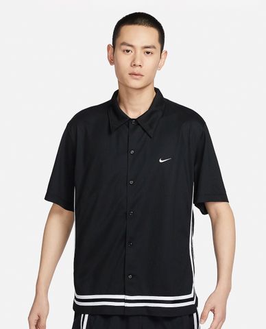  NIKE - Áo thun thể thao nam cổ bẻ tay ngắn trẻ trung 