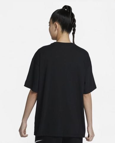  NIKE - Áo thun nữ cổ tròn tay ngắn 