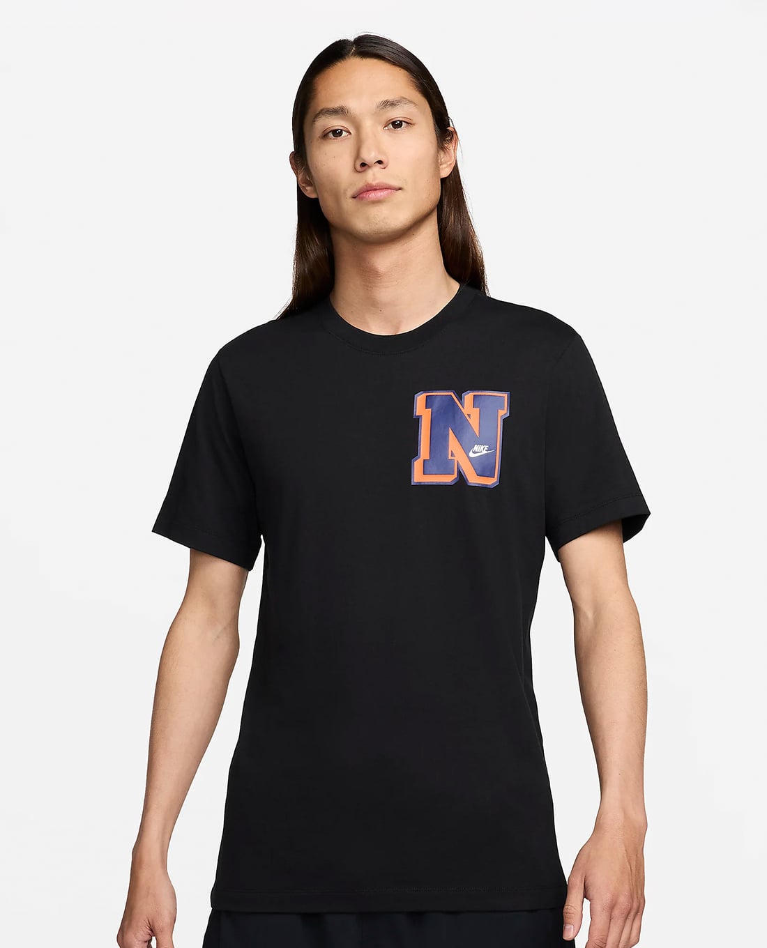 NIKE - Áo thun nam cổ tròn tay ngắn trẻ trung