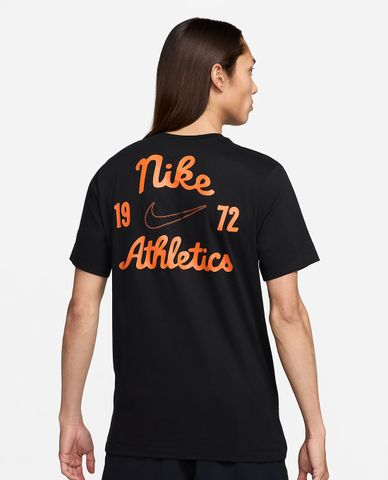  NIKE - Áo thun nam cổ tròn tay ngắn trẻ trung 