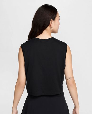  NIKE - Áo croptop nữ cổ tròn sát nách 