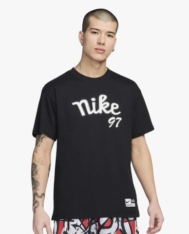  NIKE - Áo thun thể thao nam cổ tròn tay ngắn hiện đại 