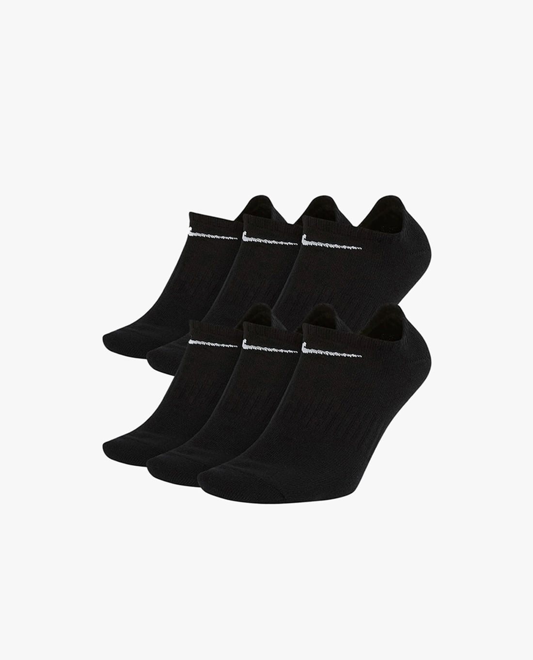 NIKE - Set 3 đôi vớ unisex cổ thấp hiện đại