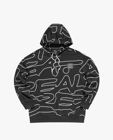  SKECHERS - Áo hoodie phom suông Reality To Idea 