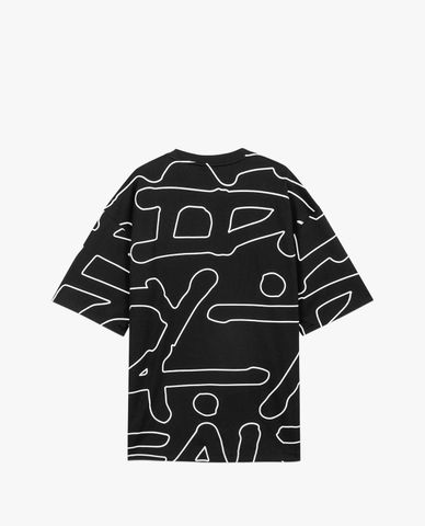  SKECHERS - Áo thun ngắn tay phom suông Reality To Idea 