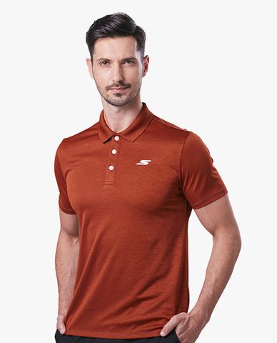  SKECHERS - Áo polo nam tay ngắn thời trang 
