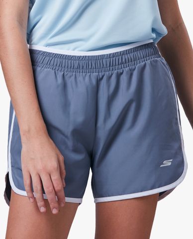  SKECHERS - Quần shorts thể thao nữ lưng thun năng động 
