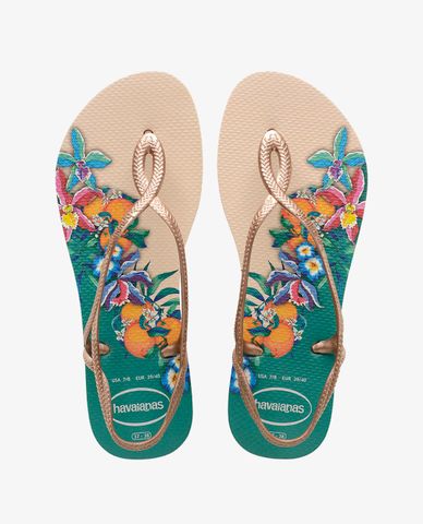  HAVAIANAS - Giày sandals nữ đế bệt Luna Print 