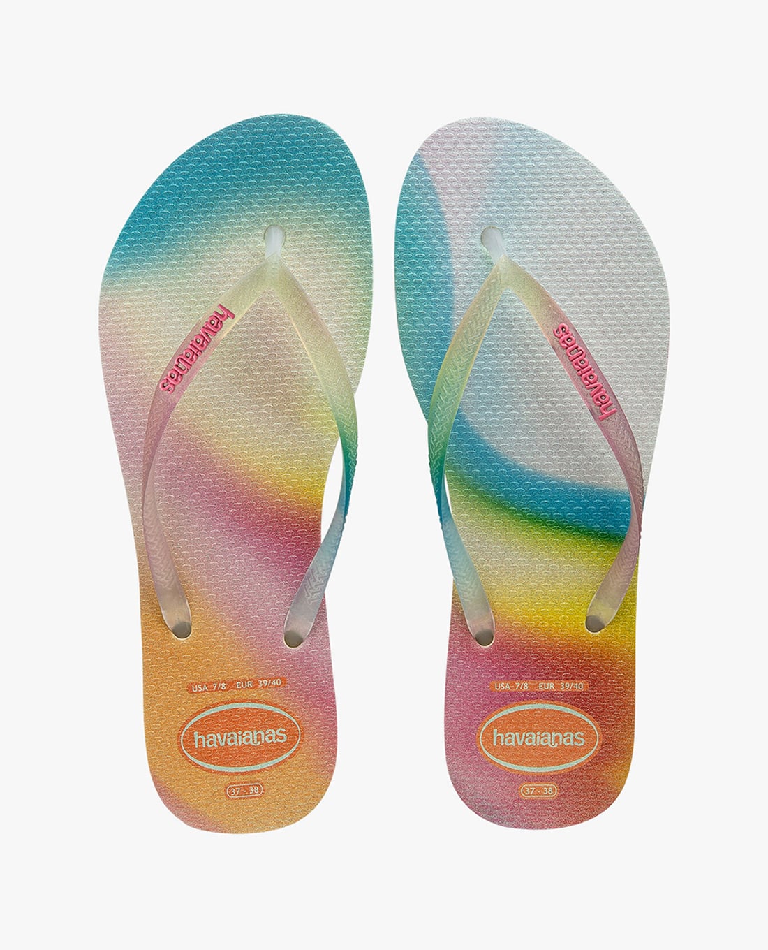 HAVAIANAS - Dép kẹp nữ Slim Metallic Rainbow