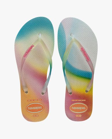  HAVAIANAS - Dép kẹp nữ Slim Metallic Rainbow 
