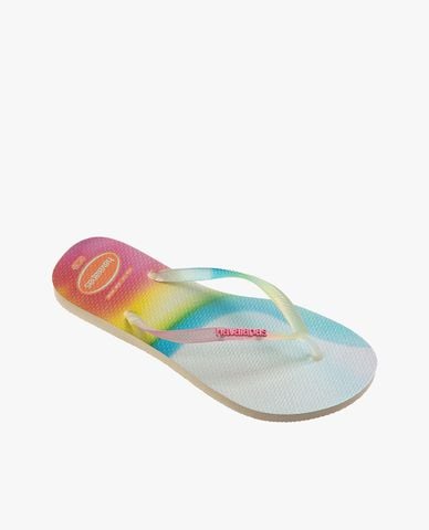  HAVAIANAS - Dép kẹp nữ Slim Metallic Rainbow 