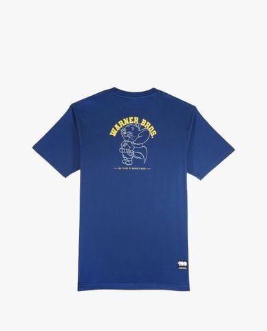  SKECHERS - Áo thun unisex cổ tròn tay ngắn hiện đại 