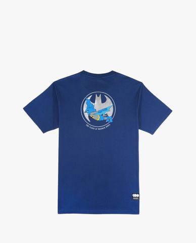  SKECHERS - Áo thun unisex cổ tròn tay ngắn năng động 