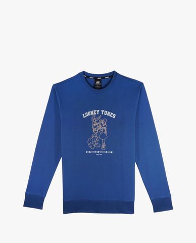  SKECHERS - Áo sweater unisex cổ tròn tay dài Pullover 