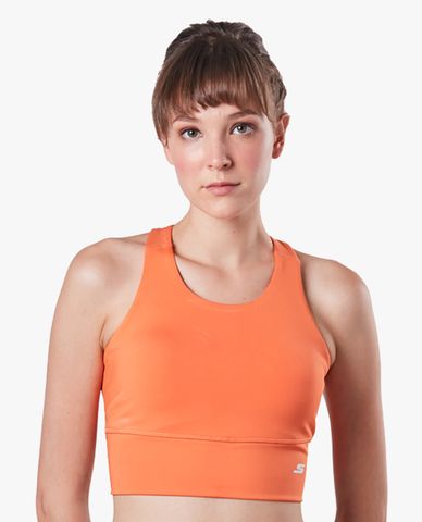  SKECHERS - Áo bra thể thao nữ phối logo thời trang 