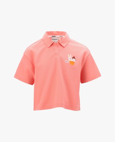  SKECHERS - Áo polo bé gái cổ bẻ tay ngắn 