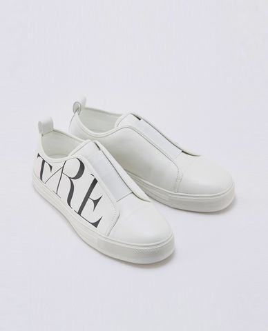  TRENDIANO - Giày slip on nam in chữ mặt bên 