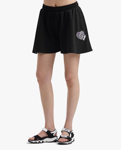  SKECHERS - Quần shorts thể thao nữ ống rộng thời trang 