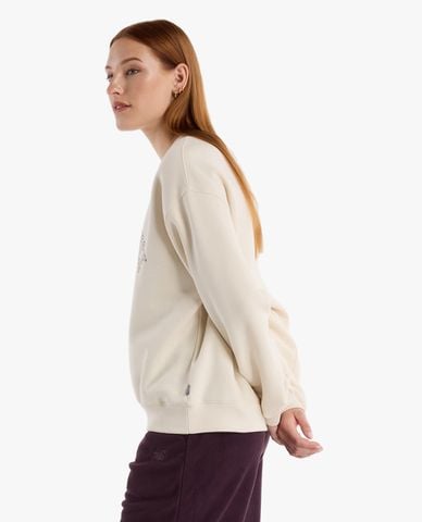  NEW BALANCE - Áo sweatshirt nữ cổ tròn tay dài Graphic Fleece 