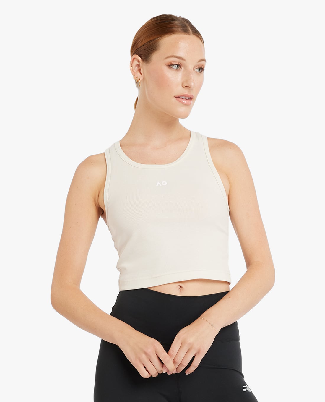 NEW BALANCE - Áo ba lỗ thể thao nữ cổ tròn hiện đại