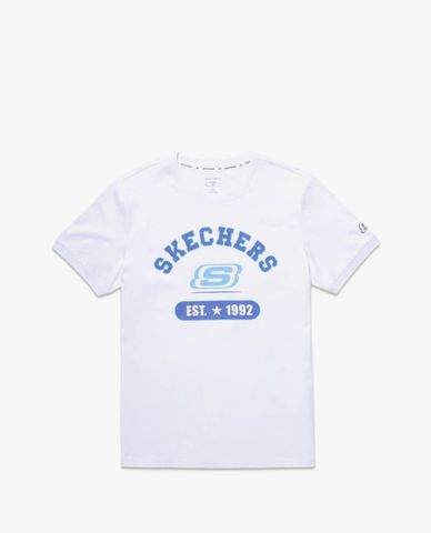  SKECHERS - Áo thun tay ngắn năng động Knit 