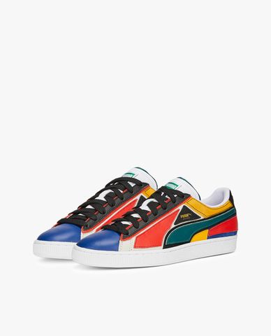  PUMA - Giày sneakers unisex cổ thấp Suede Layers 