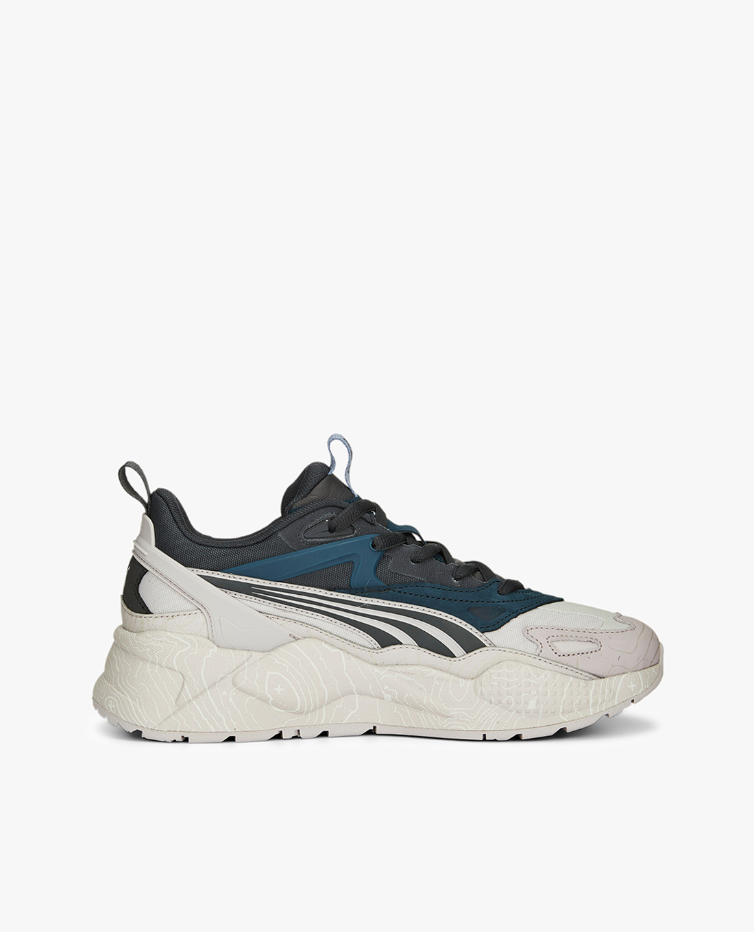 PUMA - Giày sneakers unisex cổ thấp RS X Efekt Topographic