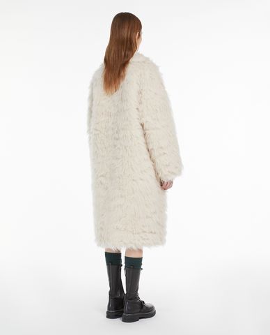  WEEKEND MAX MARA - Áo khoác lông nữ dáng dài Cantone 