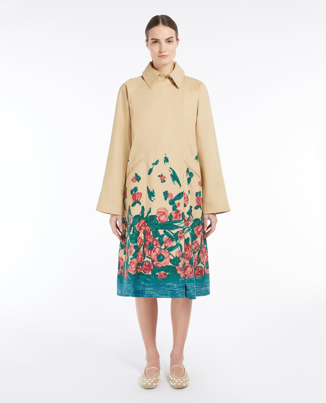 WEEKEND MAX MARA - Áo khoác măng tô nữ dáng dài Pesco