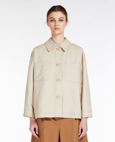  WEEKEND MAX MARA - Áo khoác nữ phom rộng dáng ngắn Dolmen 