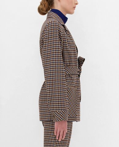  WEEKEND MAX MARA - Áo blazer nữ thanh lịch Wool Twill 