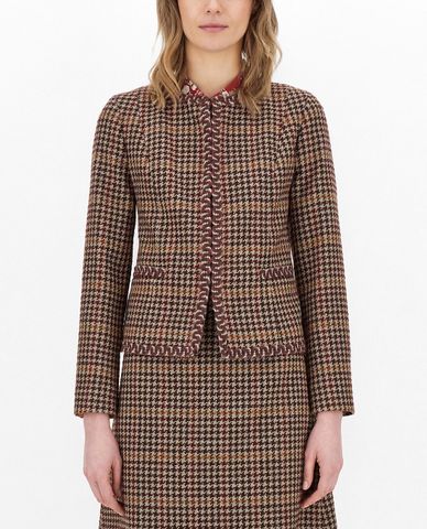  WEEKEND MAX MARA - Áo blazer nữ thanh lịch Cotton Velvet 