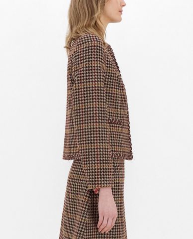  WEEKEND MAX MARA - Áo blazer nữ thanh lịch Cotton Velvet 