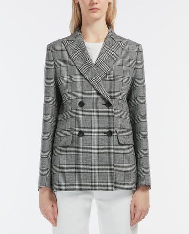  WEEKEND MAX MARA - Áo blazer nữ sọc caro thời trang 