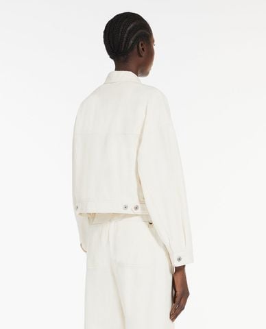  WEEKEND MAX MARA - Áo khoác denim dáng ngắn Ribe 