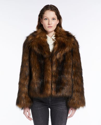  WEEKEND MAX MARA - Áo khoác lông nữ dáng ngắn Baleari 