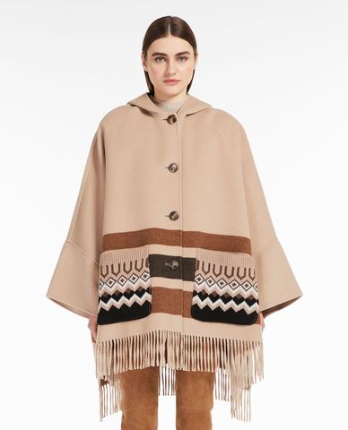  WEEKEND MAX MARA - Áo khoác nữ phom rộng tua rua Xiria 