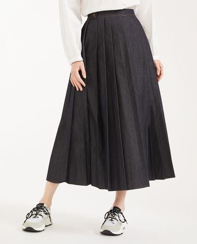  WEEKEND MAX MARA - Chân váy midi xếp li thời trang 