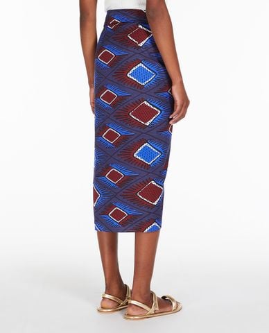  WEEKEND MAX MARA - Chân váy phom ôm midi phối dây buộc Fiore 