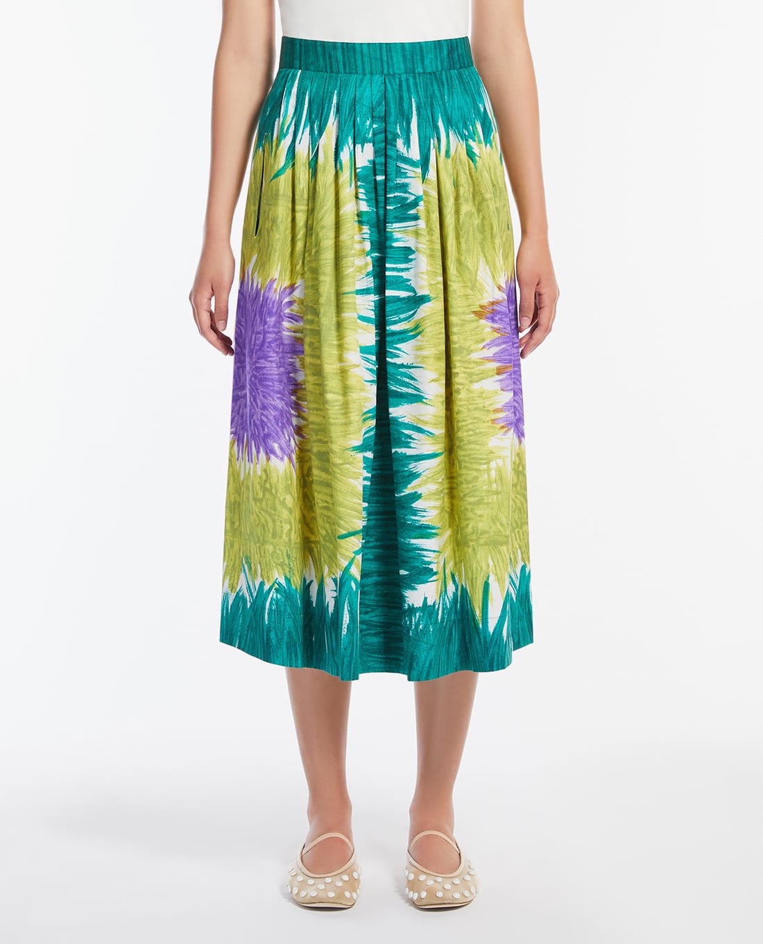 WEEKEND MAX MARA - Chân váy phom suông midi Circeo