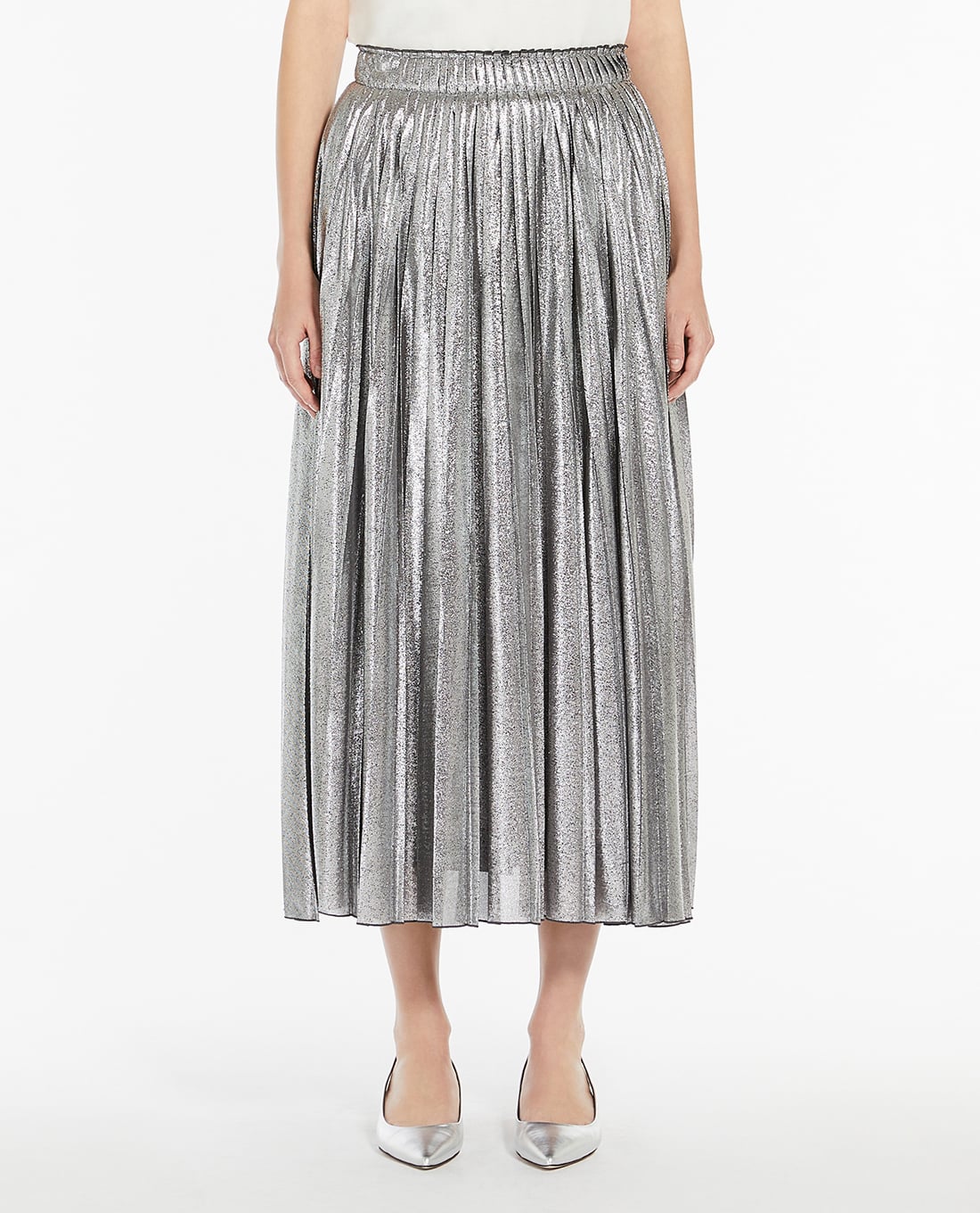 WEEKEND MAX MARA - Chân váy xếp li midi Gamma