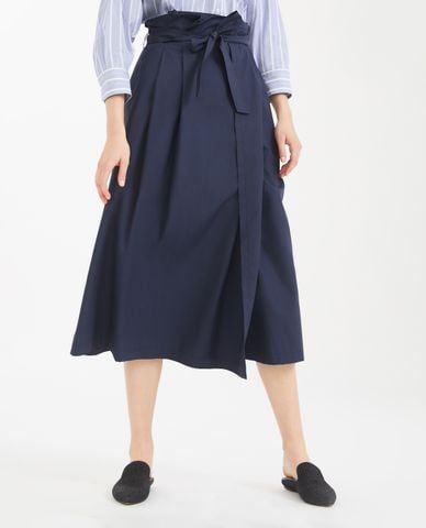  WEEKEND MAX MARA - Chân váy midi lưng cao xếp li thời trang 