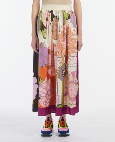  WEEKEND MAX MARA - Chân váy midi xếp li Eritrea 