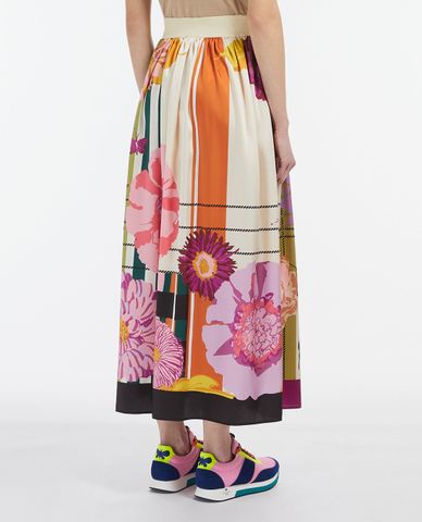  WEEKEND MAX MARA - Chân váy midi xếp li Eritrea 