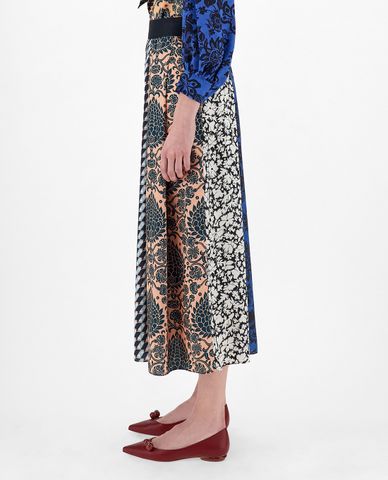  WEEKEND MAX MARA - Chân váy midi xếp li thời trang Twill 