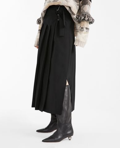  WEEKEND MAX MARA - Chân váy maxi xếp li thanh lịch 